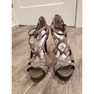 Silver Platform Heels